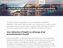 Tablet Screenshot of domaine-des-maisons-en-berry.com